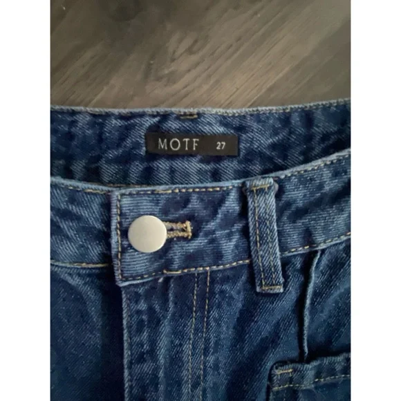 MOTF Hi Rise Wide Leg Jeans - Picture 5 of 6